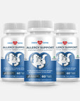 Allergy Support for Dogs - 3 Pack 60 Tablets - Coco and Luna