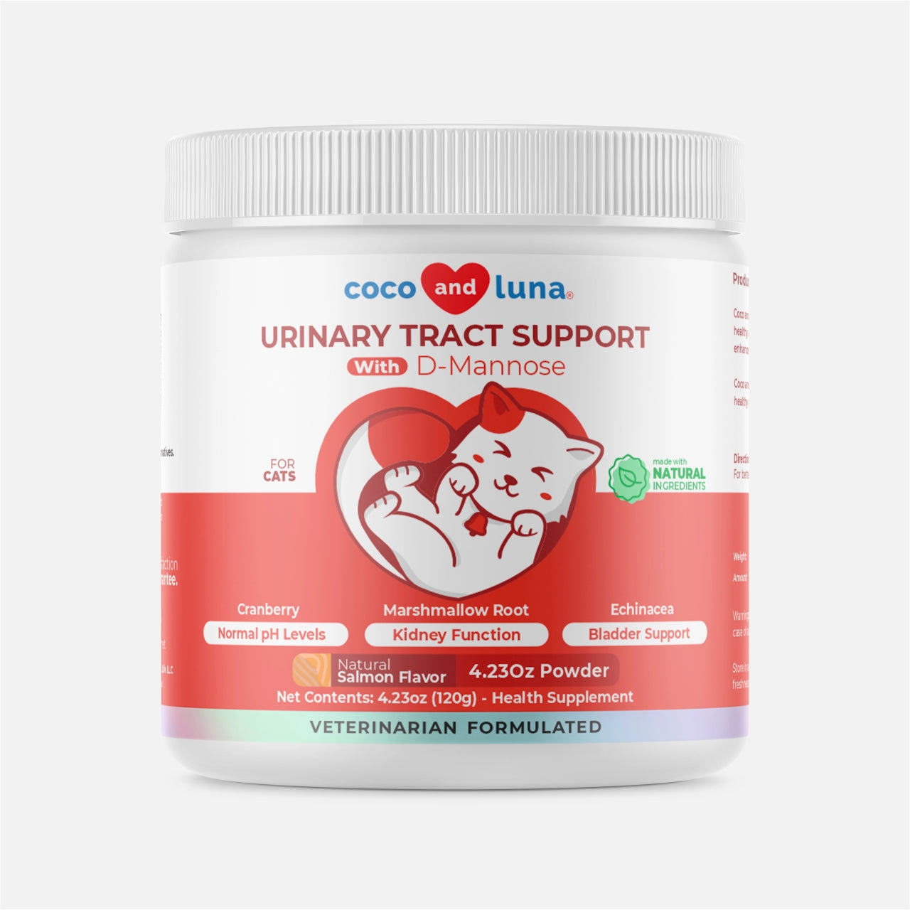 Urinary Tract Support for Cats -  120g Powder - Coco and Luna