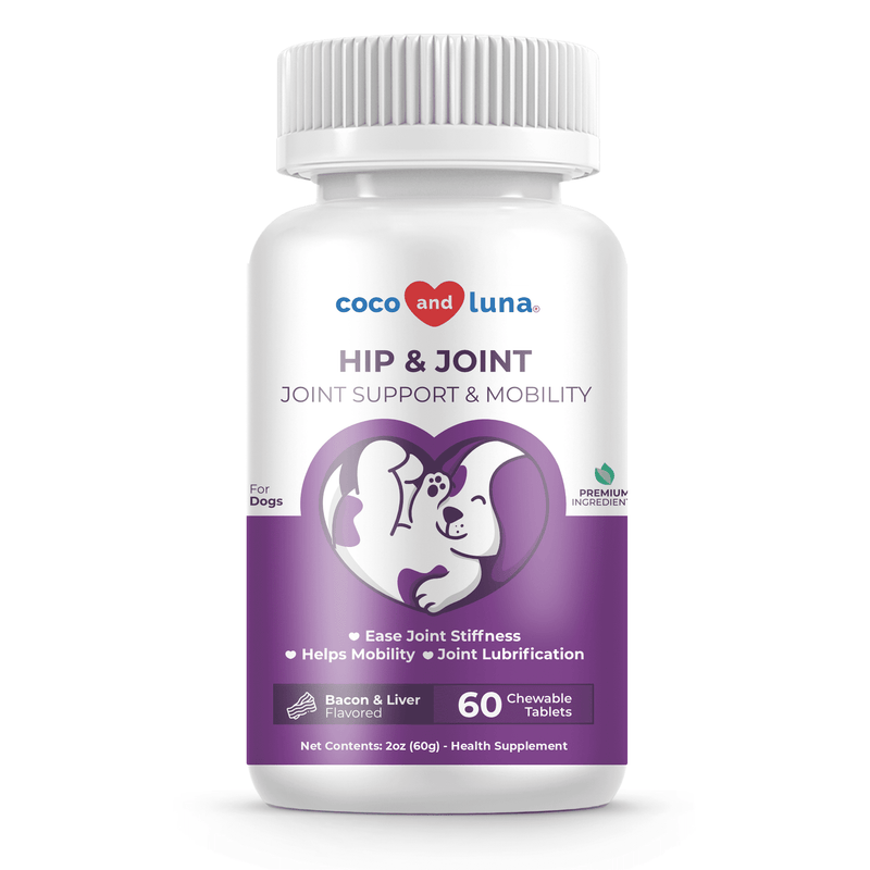 Joint Support Supplement for Dogs - 60 Chewable Tablets - Glucosamine for Dogs