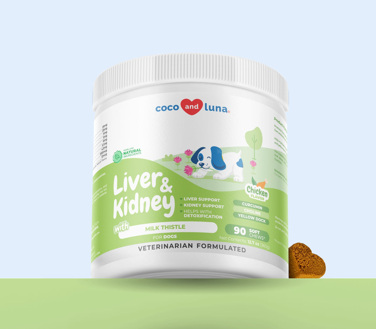 Liver and Kidney for Dogs - 90 Soft Chews