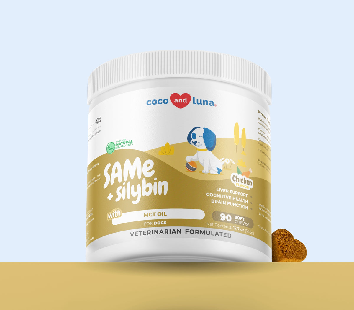 SAMe and Silybin for Dogs - 90 Soft Chews