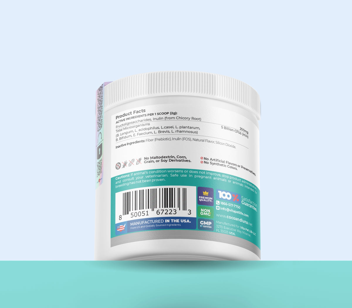 Probiotics for Cats – 4oz Powder