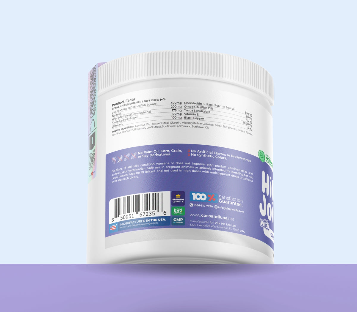 Hip and Joint Support for Dogs - 90 Soft Chews