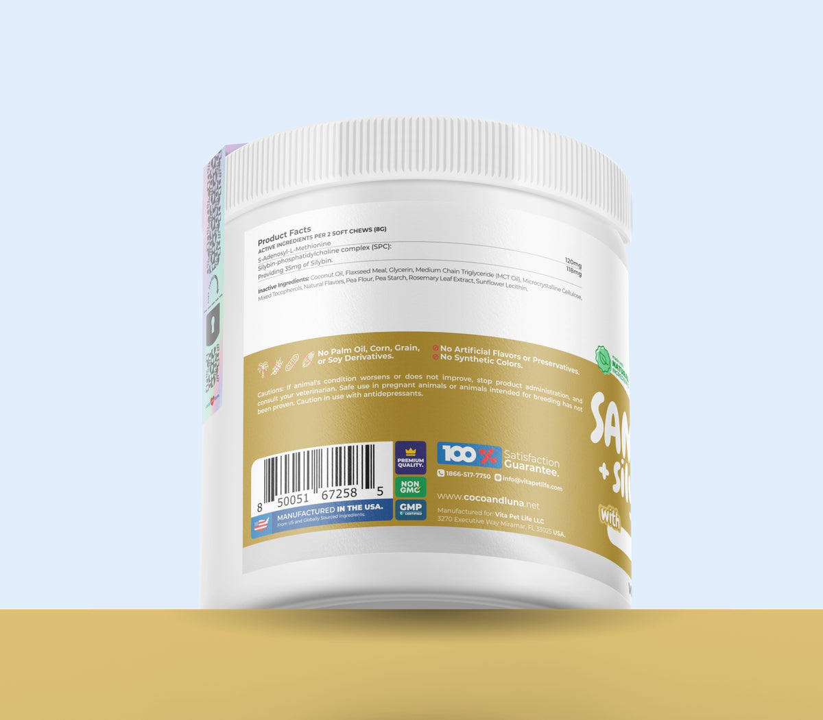 SAMe and Silybin for Dogs - 90 Soft Chews