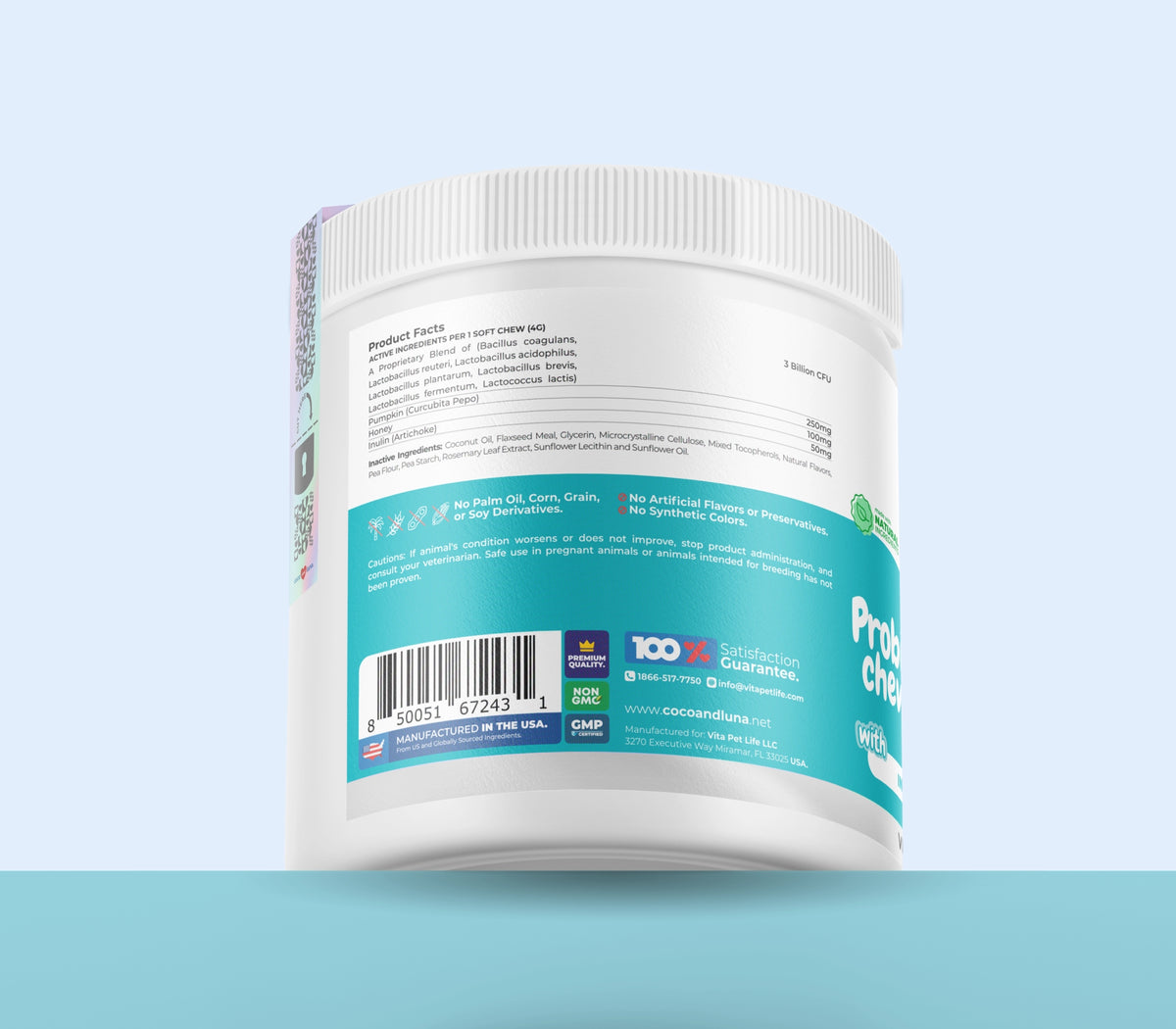 Probiotics for Dogs - 90 Soft Chews