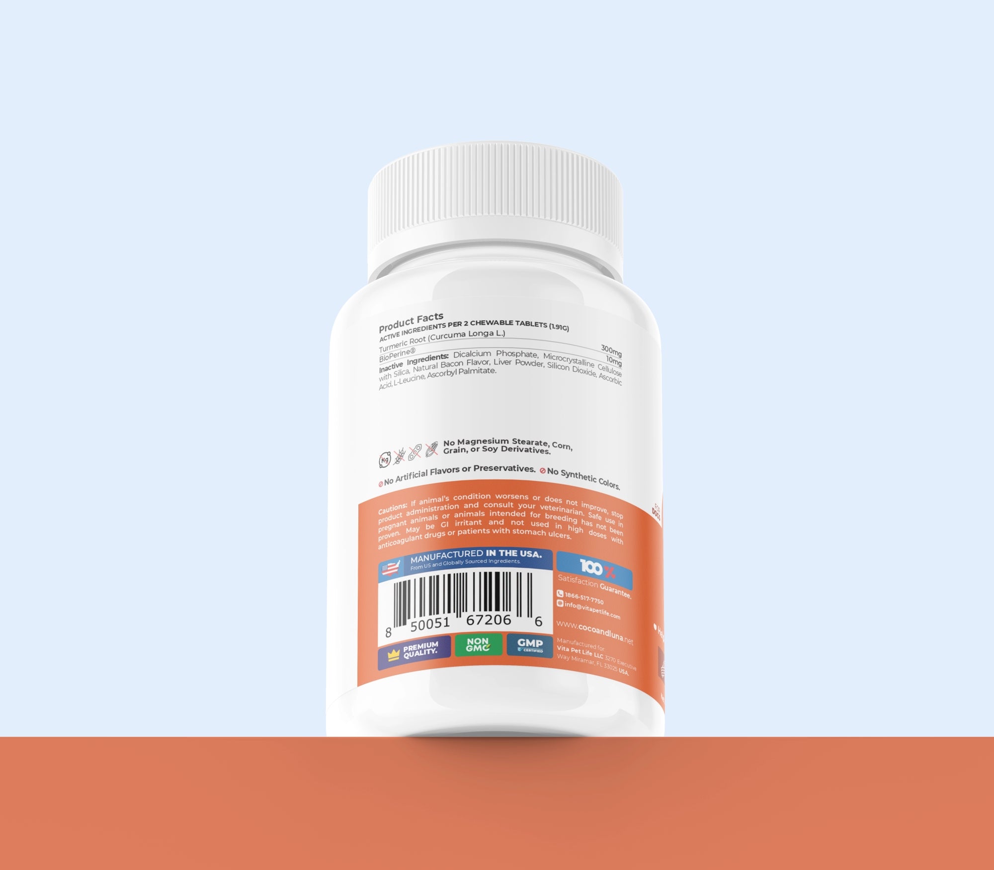Turmeric for Dogs - 3 Pack (360 Chewable Tablets)