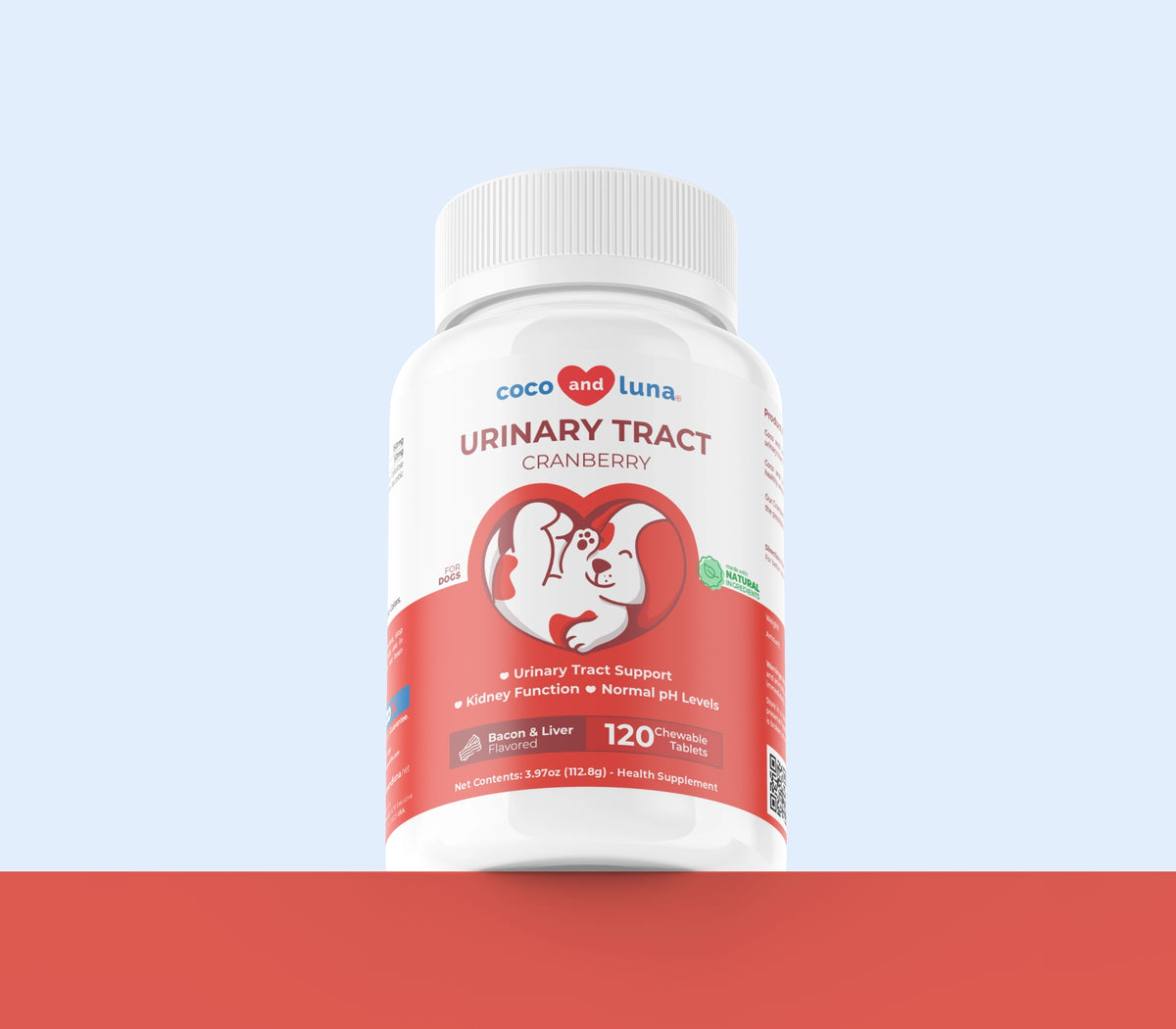 Urinary Tract Support for Dogs  - 120 Chewable Tablets