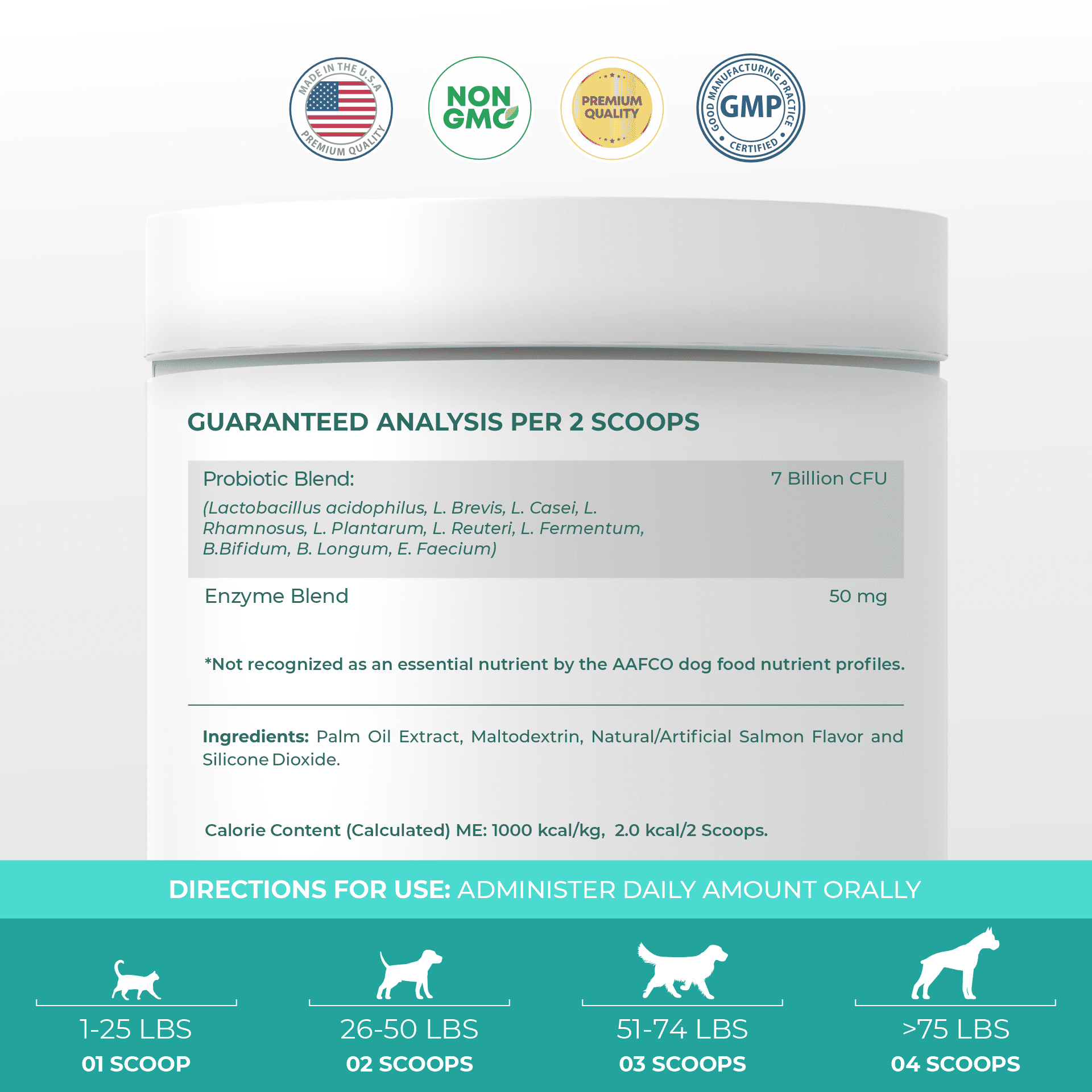 Probiotics and Enzymes - 4 oz Powder - Coco and Luna